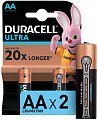 Батарейка Duracell Ultra АА уп.2шт - уценка