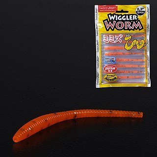 Приманка Lucky John слаги Pro series wiggler worm 05.84/036 9шт - фото 2
