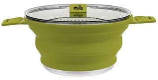 Котел Trampок силиконовый 2,5л оливковый - фото 2