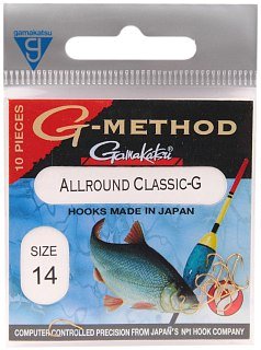 Крючок Gamakatsu G-Method allround gold №14