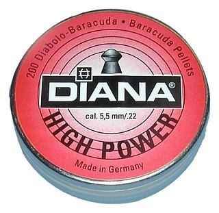 Пульки Diana High Power 200 шт 5.5 мм
