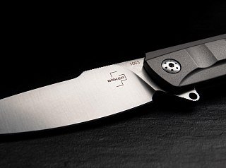 Нож Boker Talpid складной 9см сталь D2 рукоять сталь - фото 3