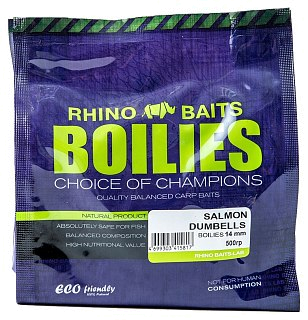 Бойлы Rhino Baits Salmon камчатский лосось 14мм 500гр - фото 1