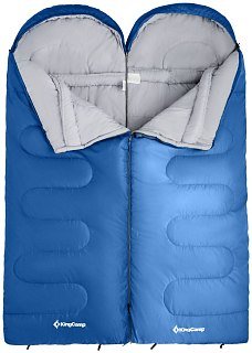 Спальник King Camp Oasis 300 -13C синий левый - фото 10