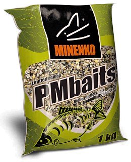 Прикормка MINENKO PMbaits ready to use crushed big fish mix 1кг Com