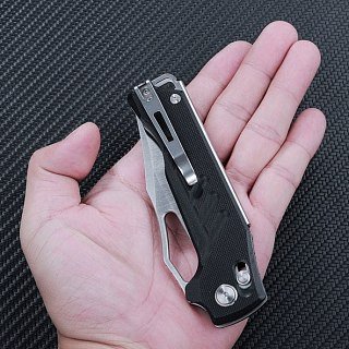 Нож SRM 238X-GB сталь D2 рукоять Black G10 - фото 5