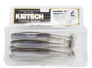 Приманка Keitech виброхвост Easy shiner 4,5" 440 electric shad - фото 2