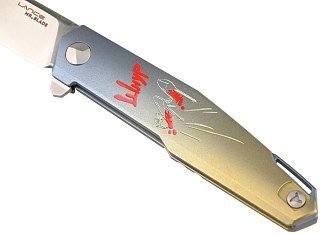 Нож Mr.Blade Lance M390 Лабутены titanium handle - фото 6