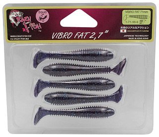 Приманка Crazy Fish Vibro fat 2.8'' 1-71-99-6