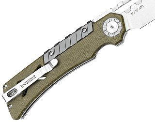 Нож SHOOZIZ XUN118-G складной D2 рукоять G10+3D - фото 7