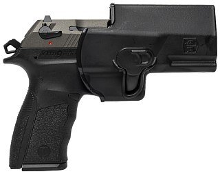 Пистолет АТА9 9x19мм Tungsten вольфрамовый затвор черная рамка - фото 7