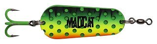 Блесна DAM Madcat A-static twin turbine spoon 110гр firetiger - фото 1