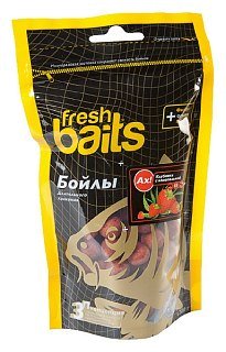 Бойлы Fresh Baits Ах! 15мм 200гр клубника с конопелькой