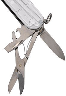 Нож Victorinox 91мм серебристый полупрозрачный - фото 4