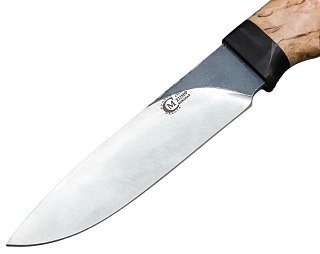 Нож ИП Семин Мурена кованная сталь Х12МФ карельская береза  граб - фото 2
