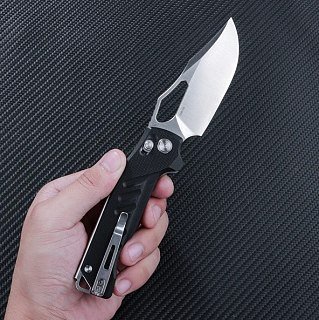 Нож SRM 238X-GB сталь D2 рукоять Black G10 - фото 6