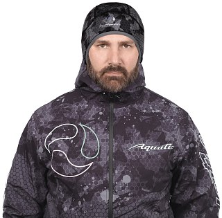 Шапка Aquatic теплая softshell флис camo black - фото 2
