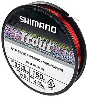 Леска Shimano Trout Competition 150м 0.22мм - фото 1