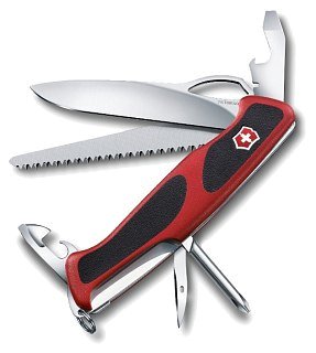 Нож Victorinox RangerGrip 78 130мм 12 функций красно-черный - фото 1