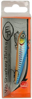 Приманка Ecopro VIB Sharkey 75мм 15гр 054 Broken Ice