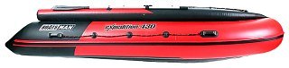 Лодка Boatsman BT430 Expedition надувная черно-красный - фото 4