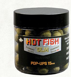 Бойлы Dynamite Baits Hot fish&GLM 15мм 84гр