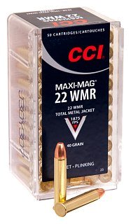 Патрон 22WMR CCI HS Maxi Mag TMJ 2,59гр (50шт)