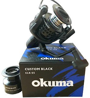 Катушка Okuma Custom Black CLX-55 FD 7+1bb alu spare spool - фото 7