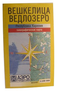 Карта Вешкелица Карелия
