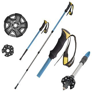Палки Talberg COMPACT POLE треккинговые синий - фото 2