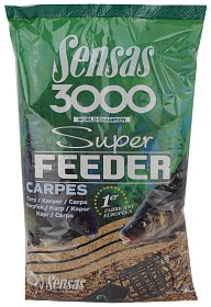 Прикормка Sensas 3000 1кг Super feeder carp 