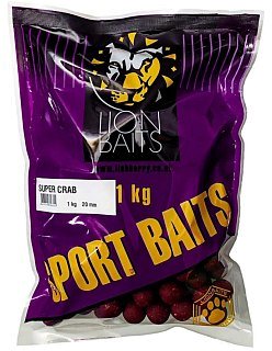 Бойлы Lion Baits Sport super crab 20мм 1кг - фото 1