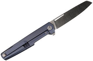 Нож Mr.Blade Snob M390 titanium handle складной blue - фото 7