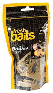 Бойлы Fresh Baits Бёрд фуд есть 15мм 15шт ананас с креветочкой