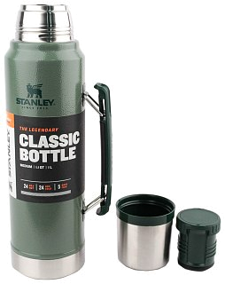 Термос Stanley Classic 1л темно-зеленый - фото 7