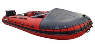 Лодка Хантер 400 Трэвел красный - фото 2