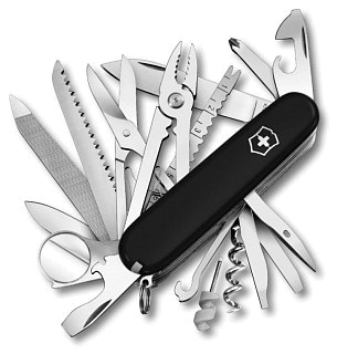 Нож Victorinox SwissChamp 91мм 33 функций черный - фото 1