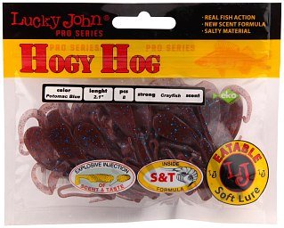 Приманка Lucky John твистер Pro series hogy hog 05.30/S19 8шт.