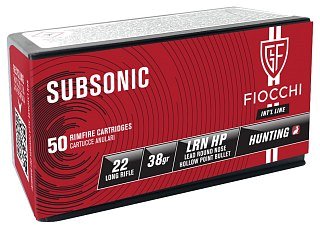 Патрон 22LR Fiocchi 2,46 Subsonic LRN HP - фото 1