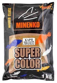 Прикормка MINENKO Super color карп жёлтый 1кг - фото 1