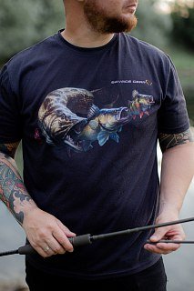 Футболка Savage Gear Cannibal tee black - фото 2