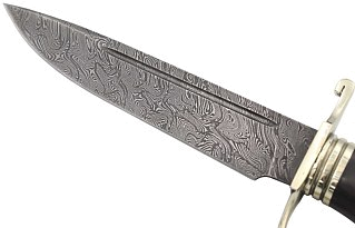 Нож ИП Семин НКВД дамасская сталь литье черное дерево - фото 5