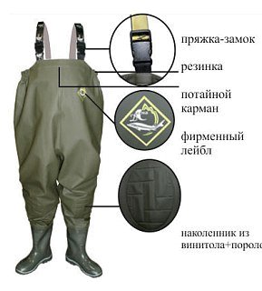 Полукомбинезон Дюна Аст рыбацкий оливковый - фото 2