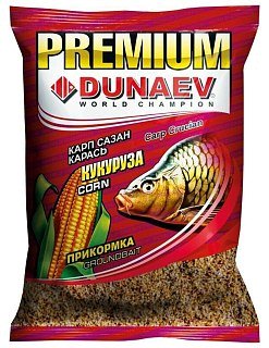 Прикормка Dunaev-Premium 1кг карп-сазан кукуруза