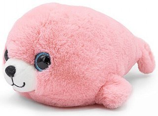 Игрушка Mimis Нерпа Пушистик макси розовый 28см - фото 1