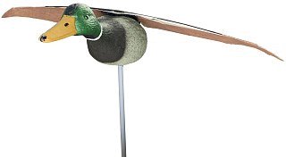 Подсадная утка Taigan Mallard летящая на пластиковом основании селезень - фото 6