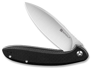 Нож Sencut San Angelo Flipper Knife Black G10 Handle (3.48" Satin 9Cr18MoV Blad) - фото 3