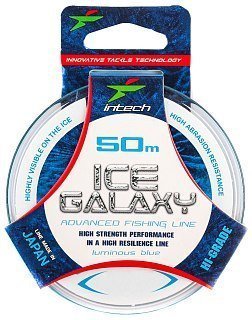 Леска Intech Galaxy Ice 30м 0.148мм 1.55кг голубая - фото 1