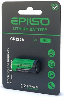 Элементы питания Epilso CR123A 1BC 3V - фото 2