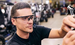Очки защитные Wiley X Saber Advanced Matte Black/Clear,Grey - фото 6